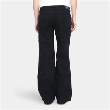 True Religion BOBBI Baggy Jeans Black Rinsed